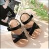 imageESTINE Girls Sandal Dress Shoe for ToddlerLittle Kid Party School Shoe07black