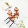 imageESTINE Girls Sandal Dress Shoe for ToddlerLittle Kid Party School ShoeEs339brown