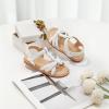imageESTINE Girls Sandal Dress Shoe for ToddlerLittle Kid Party School ShoeEs339white