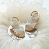 imageESTINE Girls Sandal Dress Shoe for ToddlerLittle Kid Party School ShoeEs339white
