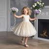 imageESTINE Girls Sandal Dress Shoe for ToddlerLittle Kid Party School ShoeEs350white