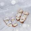 imageESTINE Girls Sandal Dress Shoe for ToddlerLittle Kid Party School ShoeEs389white
