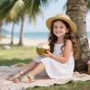 imageESTINE Girls Sandal Dress Shoe for ToddlerLittle Kid Party School ShoeEs397gold