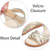 imageESTINE Girls Sandal Dress Shoe for ToddlerLittle Kid Party School ShoeEs397gold
