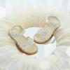 imageESTINE Girls Sandal Dress Shoe for ToddlerLittle Kid Party School ShoeEs397white