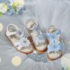imageESTINE Girls Sandal Dress Shoe for ToddlerLittle Kid Party School ShoeEs502white