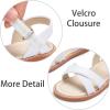 imageESTINE Girls Sandal Dress Shoe for ToddlerLittle Kid Party School ShoeEs517white