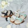 imageESTINE Girls Sandal Dress Shoe for ToddlerLittle Kid Party School ShoeEs517white