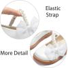 imageESTINE Toddler Girl Mary Jane Dress ShoesGirls School Uniform Oxford for Wedding PartyE380white