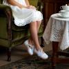 imageESTINE Toddler Girl Mary Jane Dress ShoesGirls School Uniform Oxford for Wedding PartyE380white