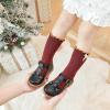 imageESTINE Toddler Girl Mary Jane Dress ShoesGirls School Uniform Oxford for Wedding PartyE385black