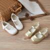 imageESTINE Toddler Girl Mary Jane Dress ShoesGirls School Uniform Oxford for Wedding PartyE508gold