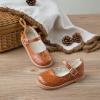 imageESTINE Toddler Girl Mary Jane Dress ShoesGirls School Uniform Oxford for Wedding PartyE509brown