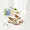imageESTINE Toddler Girl Mary Jane Dress ShoesGirls School Uniform Oxford for Wedding PartyEfx338gold