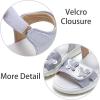 imageESTINE Toddler Girls SandalsWater Friendly Walking Casual Summer Outfit Dress ShoesEs316silver