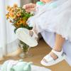 imageESTINE Toddler Girls SandalsWater Friendly Walking Casual Summer Outfit Dress ShoesEs320white
