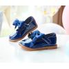imageESTINE Toddler Kids Bow School Uniform OxfordLittle Girls Flower Dress Party Shoes13blue