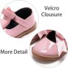 imageESTINE Toddler Kids Bow School Uniform OxfordLittle Girls Flower Dress Party Shoes13pink
