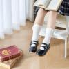 imageESTINE Toddler Kids Bow School Uniform OxfordLittle Girls Flower Dress Party Shoes383black