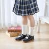 imageESTINE Toddler Kids Bow School Uniform OxfordLittle Girls Flower Dress Party Shoes383black