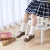 imageESTINE Toddler Kids Bow School Uniform OxfordLittle Girls Flower Dress Party Shoes383brown