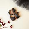 imageESTINE Toddler Kids Bow School Uniform OxfordLittle Girls Flower Dress Party Shoes78black