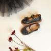 imageESTINE Toddler Kids Bow School Uniform OxfordLittle Girls Flower Dress Party Shoes78black