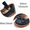imageESTINE Toddler Kids Bow School Uniform OxfordLittle Girls Flower Dress Party Shoes78navy Blue