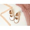 imageESTINE Toddler Kids Bow School Uniform OxfordLittle Girls Flower Dress Party Shoes78white