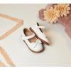 imageESTINE Toddler Kids Bow School Uniform OxfordLittle Girls Flower Dress Party Shoes78white
