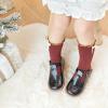 imageESTINE Toddler Kids Bow School Uniform OxfordLittle Girls Flower Dress Party ShoesBlack 4