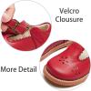 imageESTINE Toddler Kids Bow School Uniform OxfordLittle Girls Flower Dress Party ShoesE359red