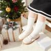 imageESTINE Toddler Kids Bow School Uniform OxfordLittle Girls Flower Dress Party ShoesE360white