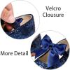 imageESTINE Toddler Kids Bow School Uniform OxfordLittle Girls Flower Dress Party ShoesE362navy Blue