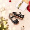 imageESTINE Toddler Kids Bow School Uniform OxfordLittle Girls Flower Dress Party ShoesE369black