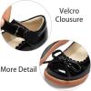 imageESTINE Toddler Kids Bow School Uniform OxfordLittle Girls Flower Dress Party ShoesE369black
