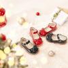 imageESTINE Toddler Kids Bow School Uniform OxfordLittle Girls Flower Dress Party ShoesE369red