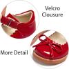 imageESTINE Toddler Kids Bow School Uniform OxfordLittle Girls Flower Dress Party ShoesE369red