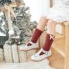 imageESTINE Toddler Kids Bow School Uniform OxfordLittle Girls Flower Dress Party ShoesWhite 3