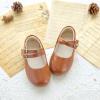 imageESTINE ToddlerLittle Kid Girls Dress Mary Jane Flats Flowers Fashion Princess Ballet ShoesE355brown