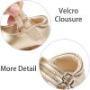 imageESTINE ToddlerLittle Kid Girls Dress Mary Jane Flats Flowers Fashion Princess Ballet ShoesE355gold