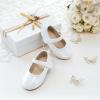 imageESTINE ToddlerLittle Kid Girls Dress Mary Jane Flats Flowers Fashion Princess Ballet ShoesE356white
