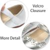 imageESTINE ToddlerLittle Kid Girls Dress Mary Jane Flats Flowers Fashion Princess Ballet ShoesE365silver