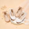 imageESTINE ToddlerLittle Kid Girls Dress Mary Jane Flats Flowers Fashion Princess Ballet ShoesE367white