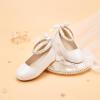 imageESTINE ToddlerLittle Kid Girls Dress Mary Jane Flats Flowers Fashion Princess Ballet ShoesE367white