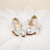 imageESTINE ToddlerLittle Kid Girls Dress Mary Jane Flats Flowers Fashion Princess Ballet ShoesE371asilver