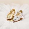 imageESTINE ToddlerLittle Kid Girls Dress Mary Jane Flats Flowers Fashion Princess Ballet ShoesE371bsilver