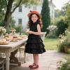 imageESTINE ToddlerLittle Kid Girls Dress Mary Jane Flats Flowers Fashion Princess Ballet ShoesE372red