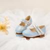 imageESTINE ToddlerLittle Kid Girls Dress Mary Jane Flats Flowers Fashion Princess Ballet ShoesE373blue