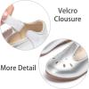 imageESTINE ToddlerLittle Kid Girls Dress Mary Jane Flats Flowers Fashion Princess Ballet ShoesE388silver